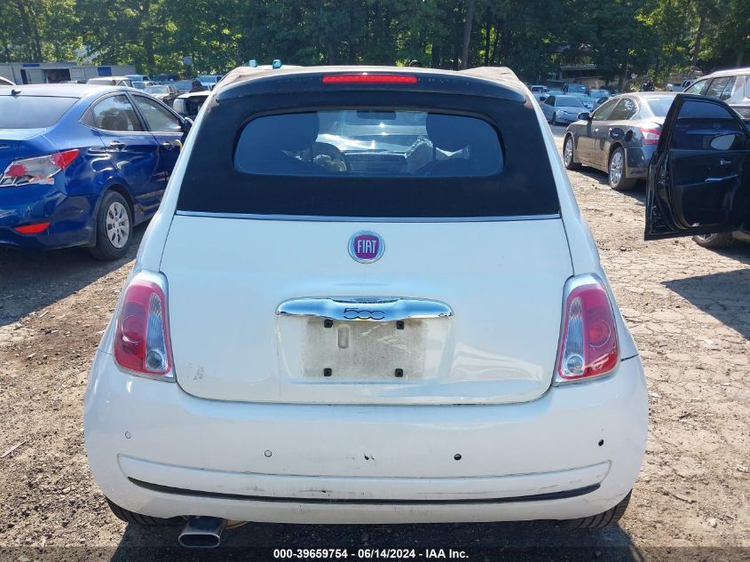 2013 Fiat 500C Pop VIN: 3C3CFFDRXDT743608 Lot: 39659754