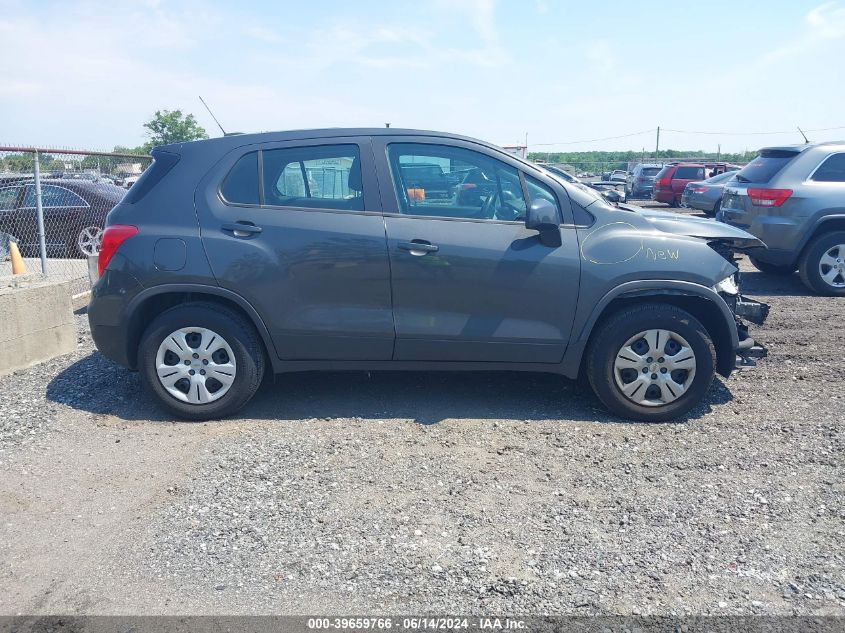 2019 Chevrolet Trax Ls VIN: 3GNCJKSB8KL124471 Lot: 39659766