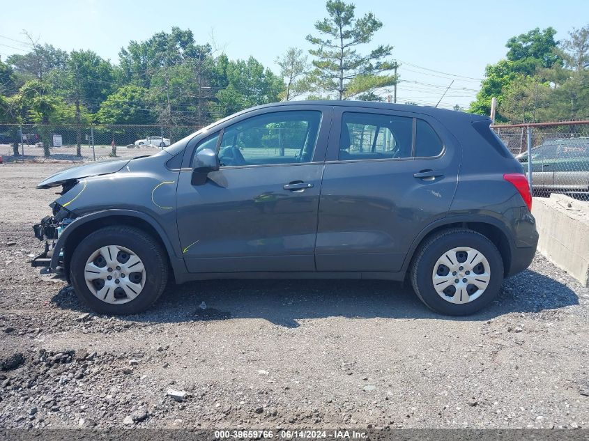 2019 Chevrolet Trax Ls VIN: 3GNCJKSB8KL124471 Lot: 39659766