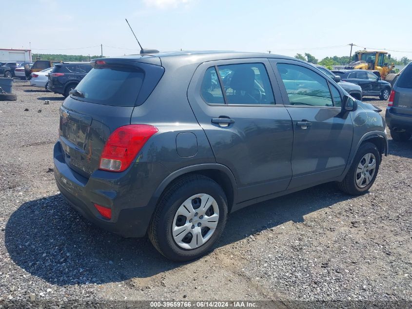 2019 Chevrolet Trax Ls VIN: 3GNCJKSB8KL124471 Lot: 39659766