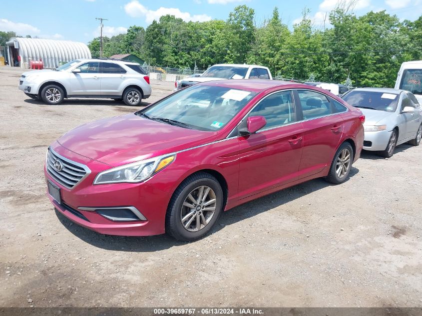 2016 Hyundai Sonata Se VIN: 5NPE24AF1GH282107 Lot: 39659767