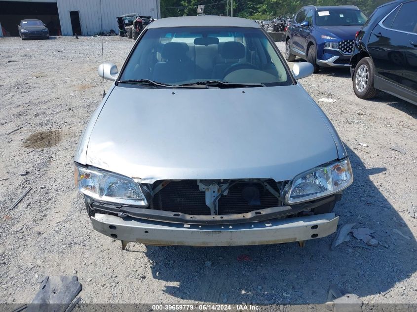 2002 Nissan Sentra Gxe VIN: 3N1CB51D62L626909 Lot: 39659779
