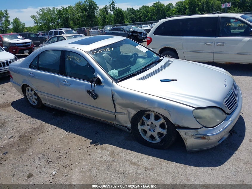 2001 Mercedes-Benz S 430 VIN: WDBNG70J31A145840 Lot: 39659787