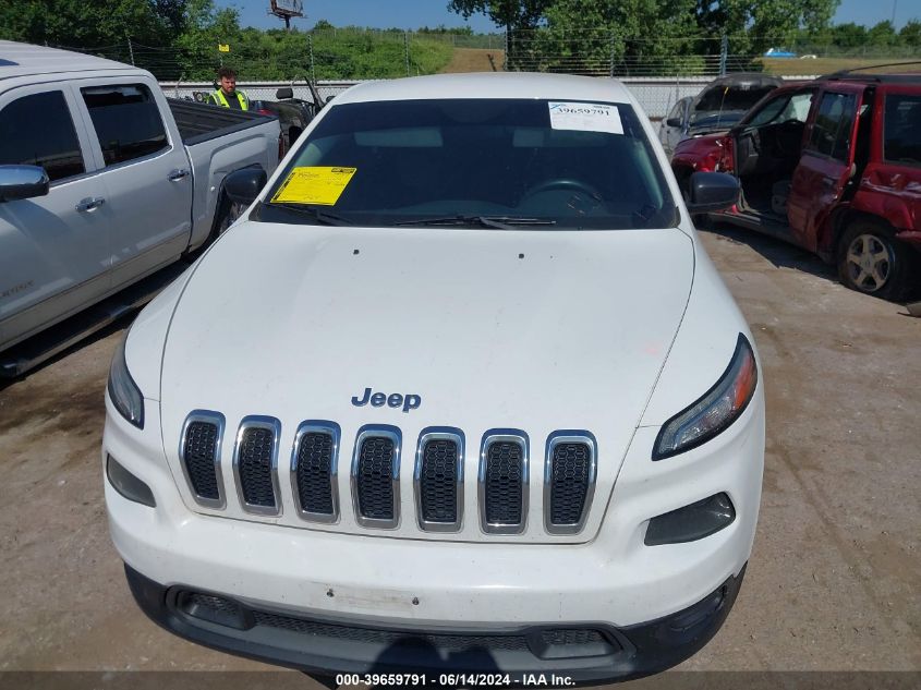 2014 Jeep Cherokee Sport VIN: 1C4PJLAB4EW104315 Lot: 39659791