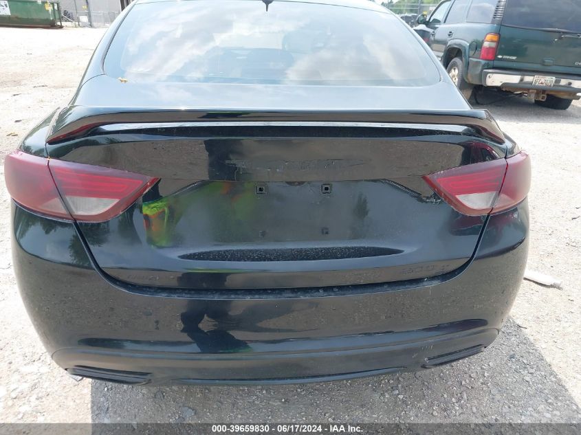 2015 Chrysler 200 S VIN: 1C3CCCDG9FN656887 Lot: 39659830