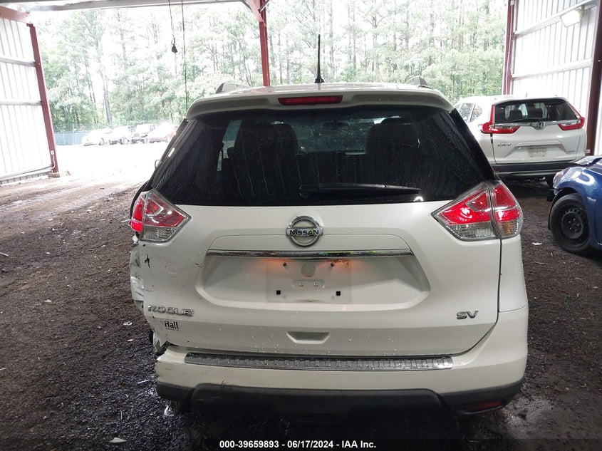 2015 Nissan Rogue Sv VIN: KNMAT2MT1FP561299 Lot: 39659893