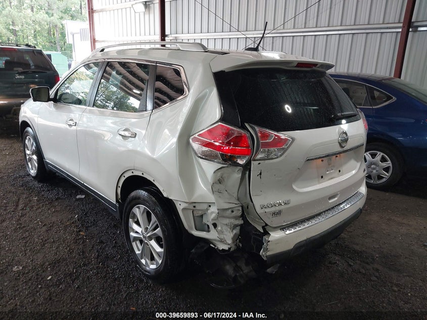 2015 Nissan Rogue Sv VIN: KNMAT2MT1FP561299 Lot: 39659893