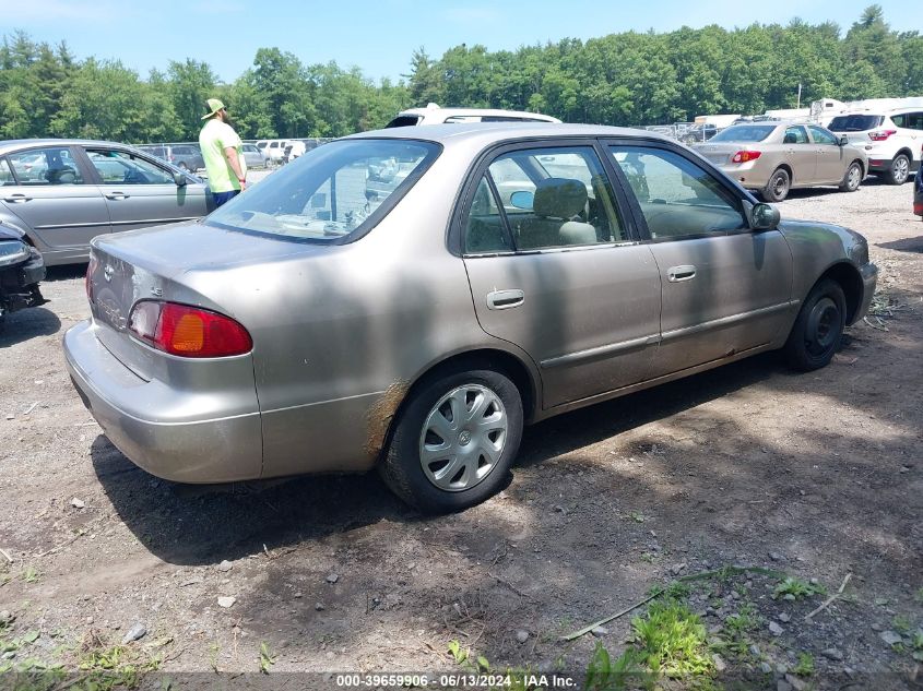 2001 Toyota Corolla Le VIN: 2T1BR12E51C402665 Lot: 39659906