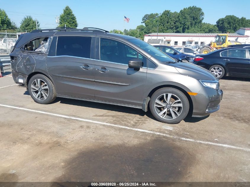 2022 Honda Odyssey Touring VIN: 5FNRL6H86NB038479 Lot: 39659928