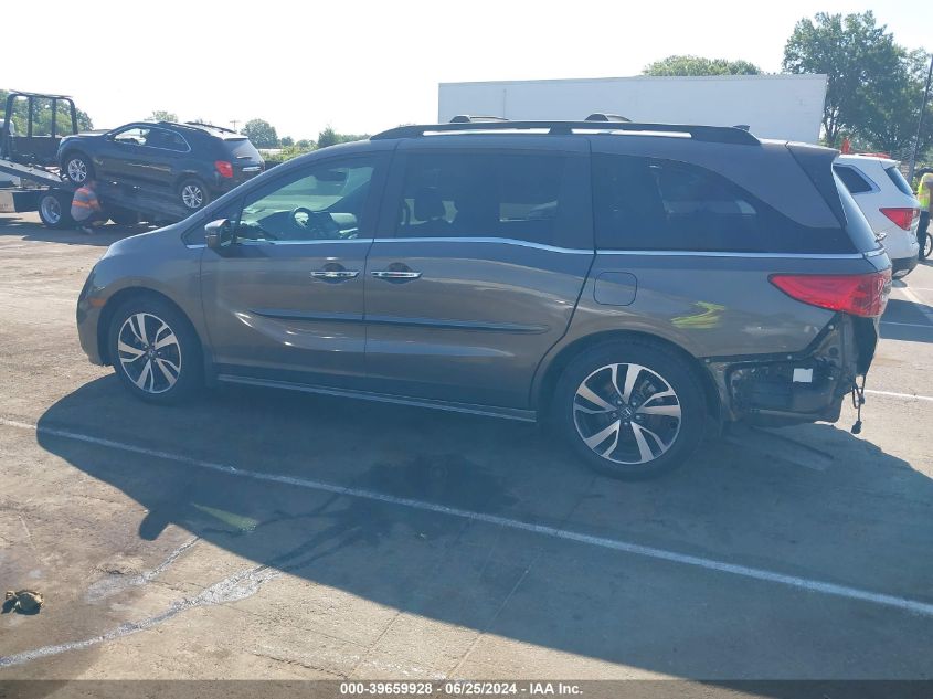 2022 Honda Odyssey Touring VIN: 5FNRL6H86NB038479 Lot: 39659928