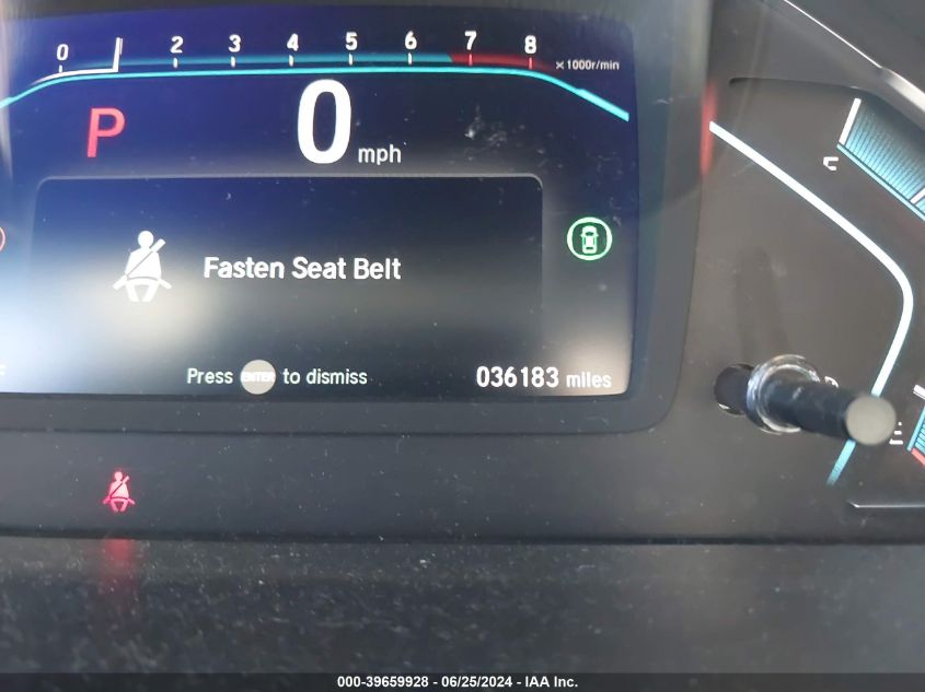 2022 Honda Odyssey Touring VIN: 5FNRL6H86NB038479 Lot: 39659928