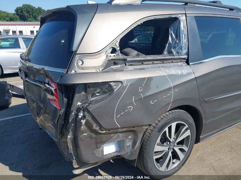 2022 Honda Odyssey Touring VIN: 5FNRL6H86NB038479 Lot: 39659928