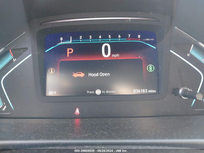 2022 Honda Odyssey Touring VIN: 5FNRL6H86NB038479 Lot: 39659928