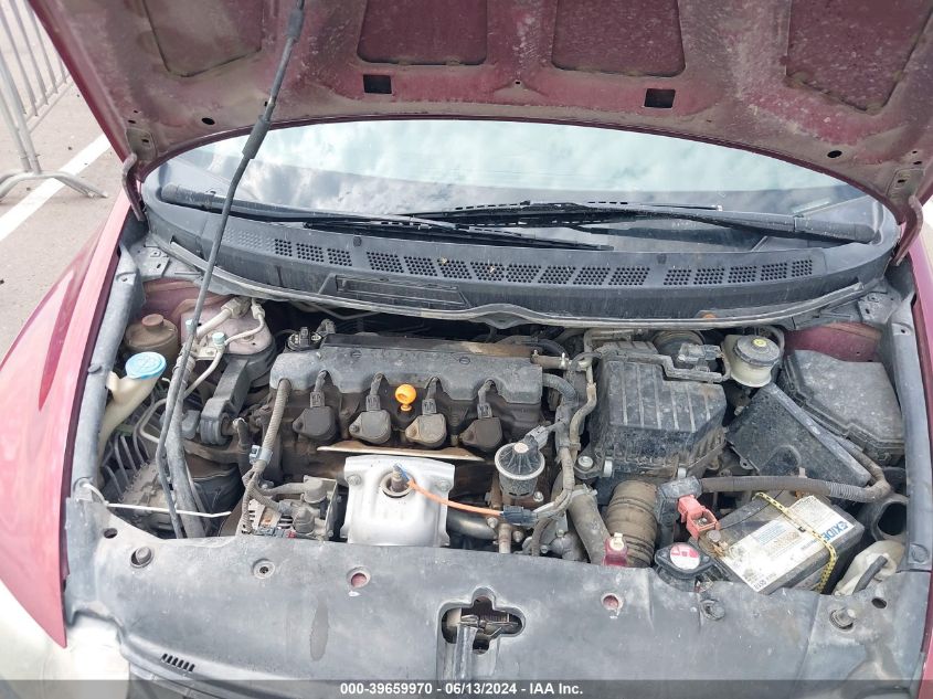 2010 Honda Civic Lx VIN: 19XFA1F5XAE008292 Lot: 39659970