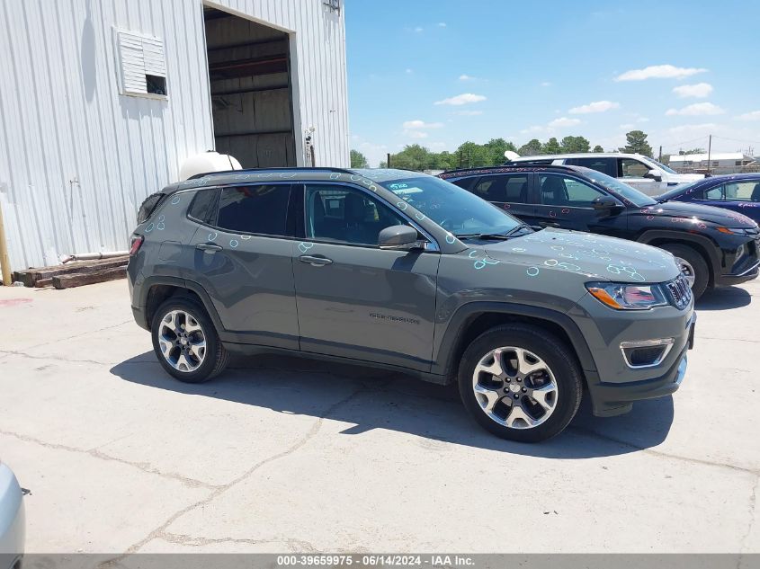 2021 Jeep Compass Limited 4X4 VIN: 3C4NJDCB1MT565227 Lot: 39659975