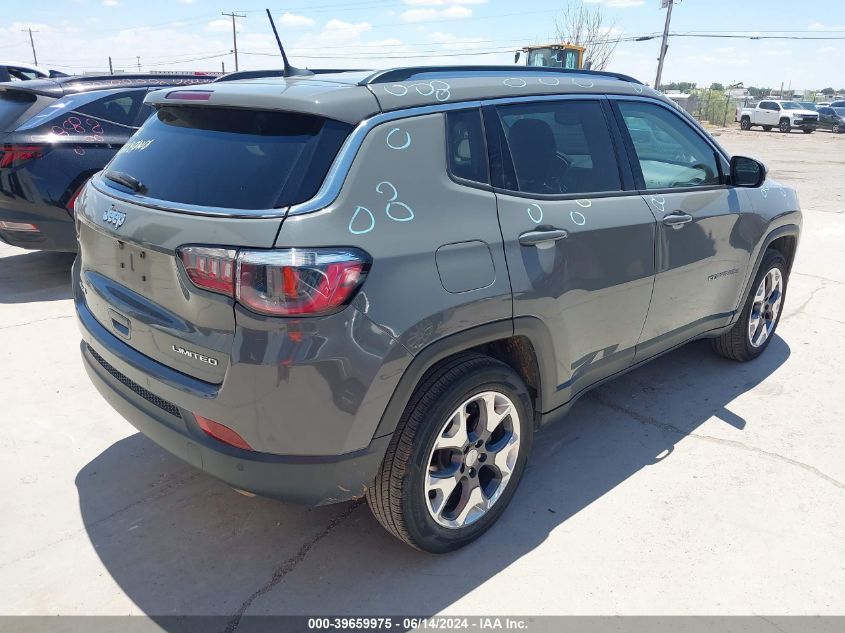 2021 Jeep Compass Limited 4X4 VIN: 3C4NJDCB1MT565227 Lot: 39659975