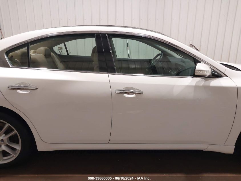 2009 Nissan Maxima 3.5 Sv VIN: 1N4AA51E09C858675 Lot: 39660005