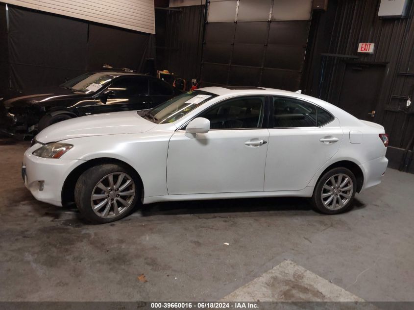2008 Lexus Is 250 VIN: JTHCK262085025649 Lot: 39660016