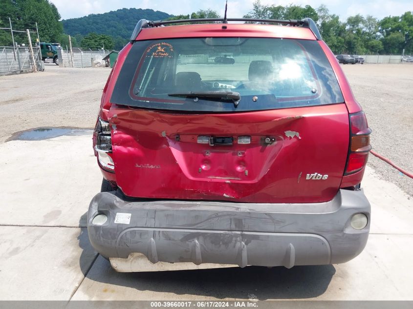 2004 Pontiac Vibe VIN: 5Y2SL62864Z444748 Lot: 39660017