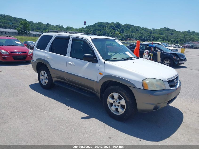 2002 Mazda Tribute Es V6/Lx V6 VIN: 4F2YU09182KM39053 Lot: 39660020