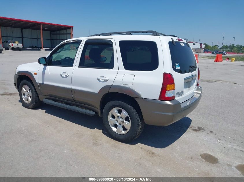 2002 Mazda Tribute Es V6/Lx V6 VIN: 4F2YU09182KM39053 Lot: 39660020