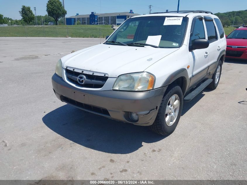 2002 Mazda Tribute Es V6/Lx V6 VIN: 4F2YU09182KM39053 Lot: 39660020