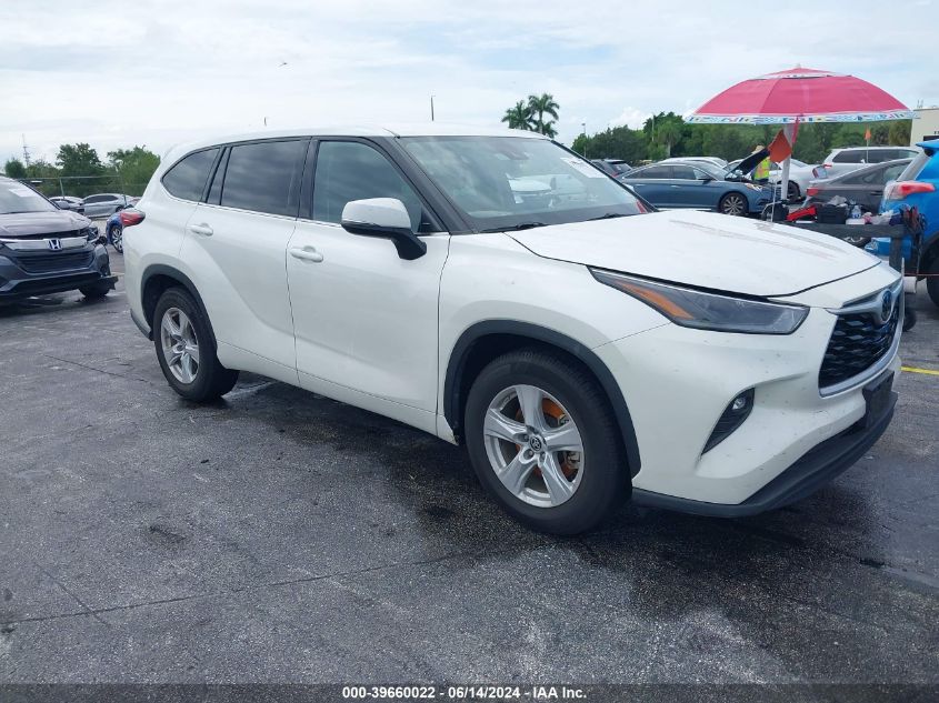 5TDZZRAH1MS524895 2021 TOYOTA HIGHLANDER - Image 1