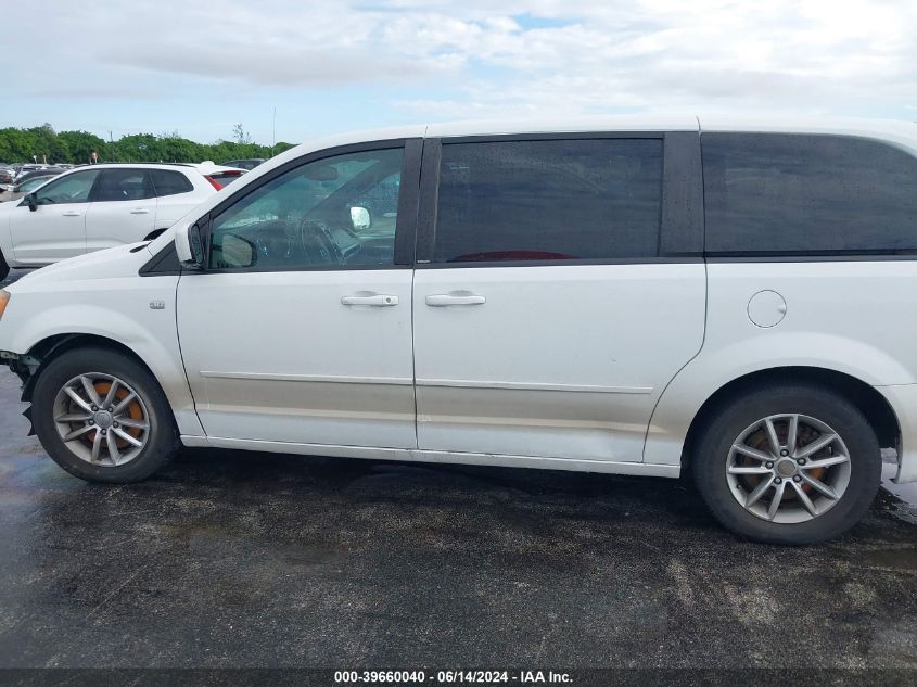 2014 Dodge Grand Caravan Se 30Th Anniversary VIN: 2C4RDGBG6ER342113 Lot: 39660040