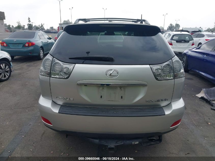 2007 Lexus Rx 400H VIN: JTJGW31U672001777 Lot: 39660046