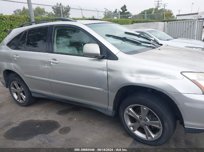 2007 Lexus Rx 400H VIN: JTJGW31U672001777 Lot: 39660046