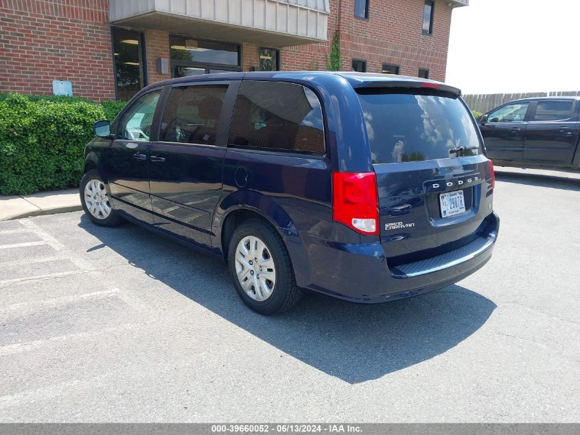 2016 Dodge Grand Caravan Se VIN: 2C4RDGBG1GR114619 Lot: 39660052