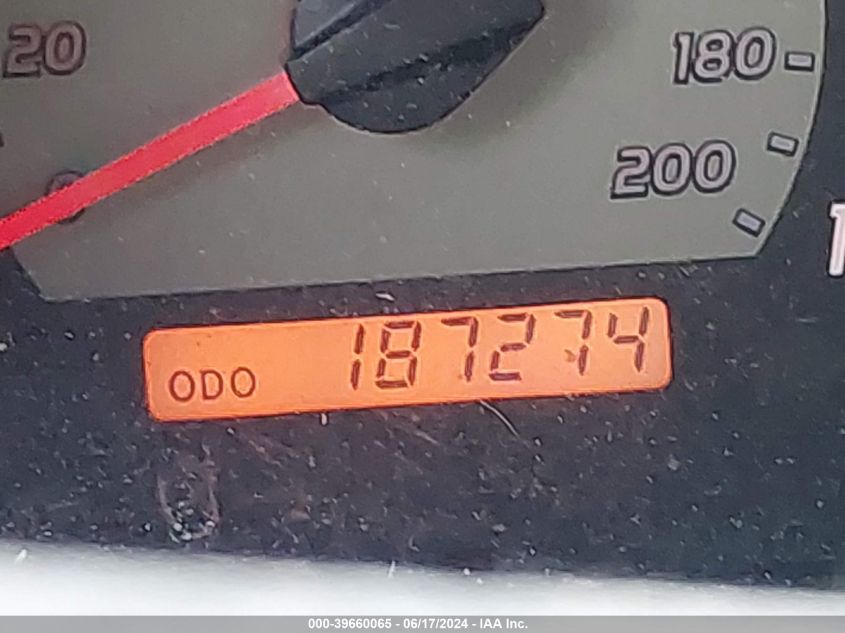 2008 Toyota Tacoma Base V6 VIN: 5TEMU52NX8Z565671 Lot: 39660065