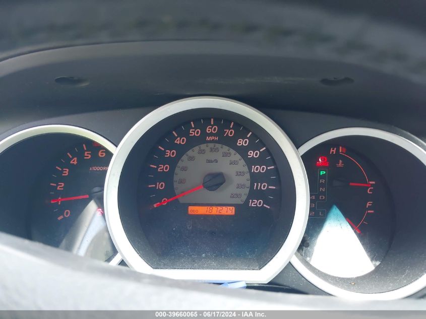 2008 Toyota Tacoma Base V6 VIN: 5TEMU52NX8Z565671 Lot: 39660065