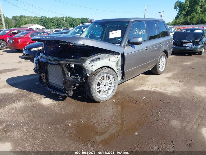 2011 Land Rover Range Rover Hse VIN: SALME1D43BA333076 Lot: 39660079