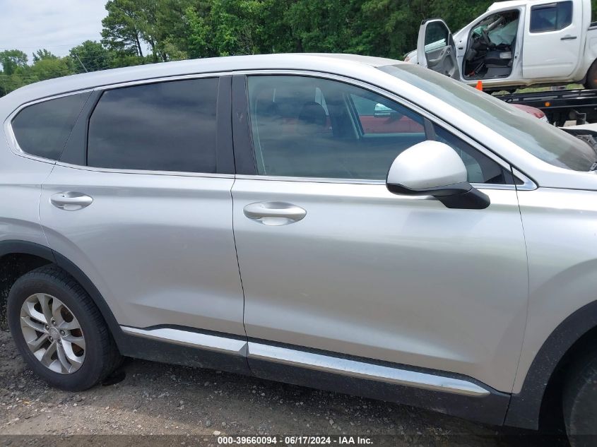 2019 Hyundai Santa Fe Se VIN: 5NMS23AD0KH017955 Lot: 39660094