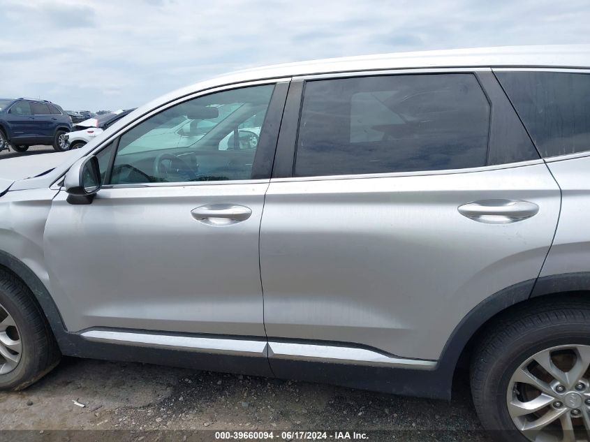 2019 Hyundai Santa Fe Se VIN: 5NMS23AD0KH017955 Lot: 39660094