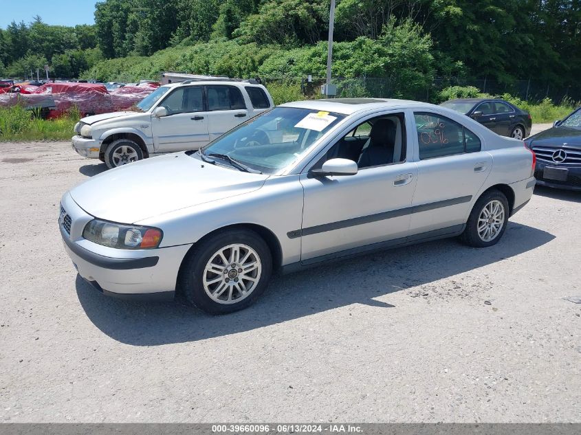 2004 Volvo S60 2.4 VIN: YV1RS61T342364916 Lot: 39660096