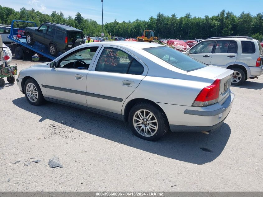 2004 Volvo S60 2.4 VIN: YV1RS61T342364916 Lot: 39660096