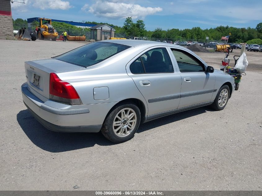 2004 Volvo S60 2.4 VIN: YV1RS61T342364916 Lot: 39660096