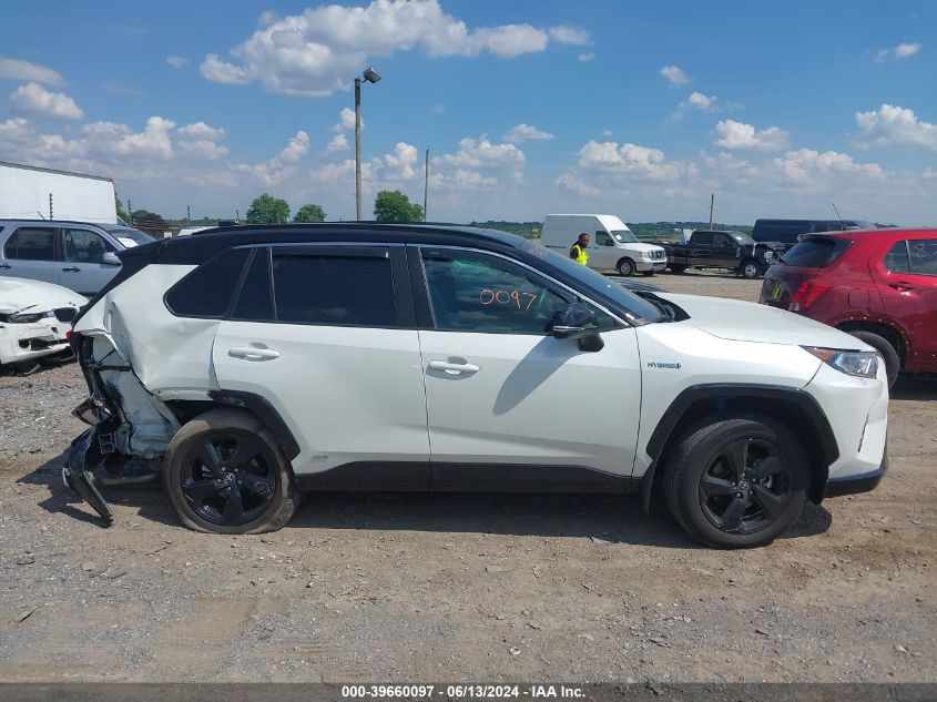 2021 Toyota Rav4 Hybrid Xse VIN: 4T3E6RFV8MU054241 Lot: 39660097