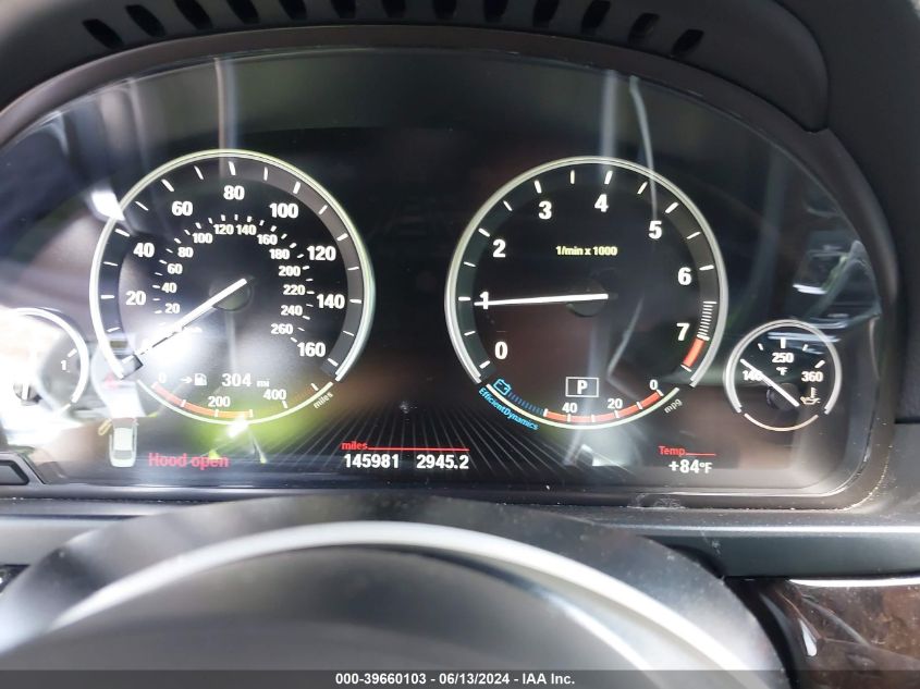 2015 BMW 535I VIN: WBA5B1C56FD919271 Lot: 39660103