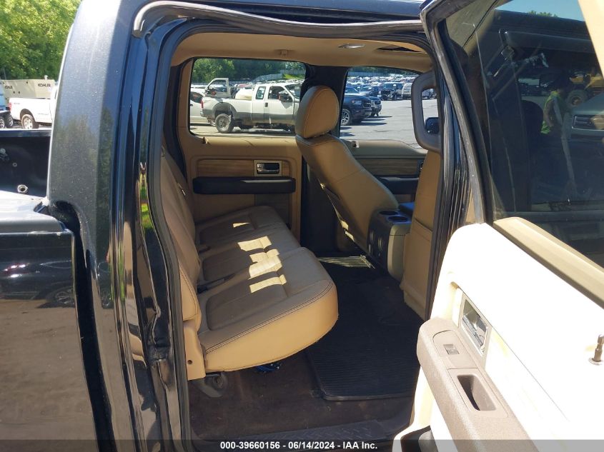 2011 Ford F-150 Lariat VIN: 1FTFW1EFXBFA38850 Lot: 39660156