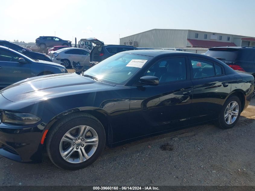 2022 Dodge Charger Sxt Rwd VIN: 2C3CDXBG2NH169223 Lot: 39660160