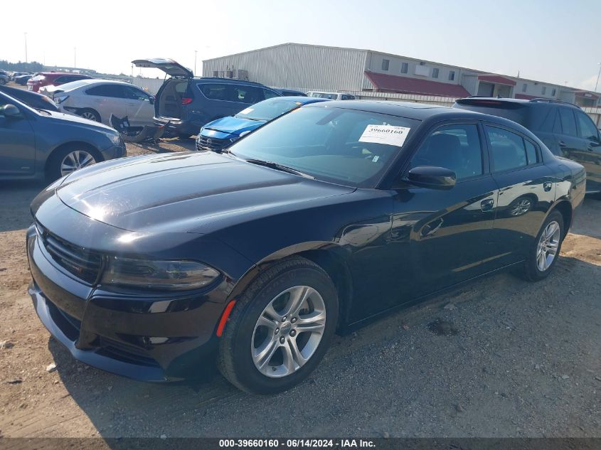 2022 Dodge Charger Sxt Rwd VIN: 2C3CDXBG2NH169223 Lot: 39660160