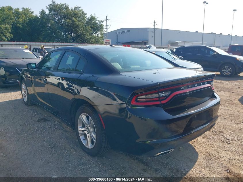 2022 Dodge Charger Sxt Rwd VIN: 2C3CDXBG2NH169223 Lot: 39660160