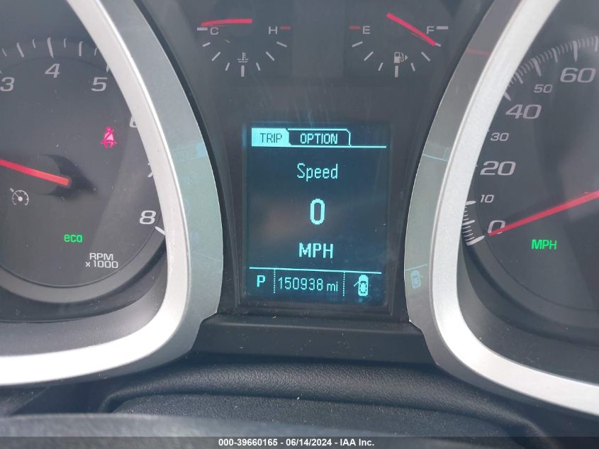 2014 Chevrolet Equinox 1Lt VIN: 2GNALBEK6E6362387 Lot: 39660165