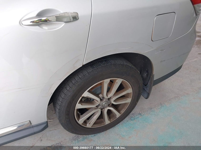 2014 Nissan Pathfinder Sl VIN: 5N1AR2MM4EC657100 Lot: 39660177