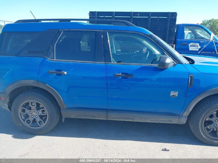 2022 Ford Bronco Sport Big Bend VIN: 3FMCR9B63NRD77272 Lot: 39660207