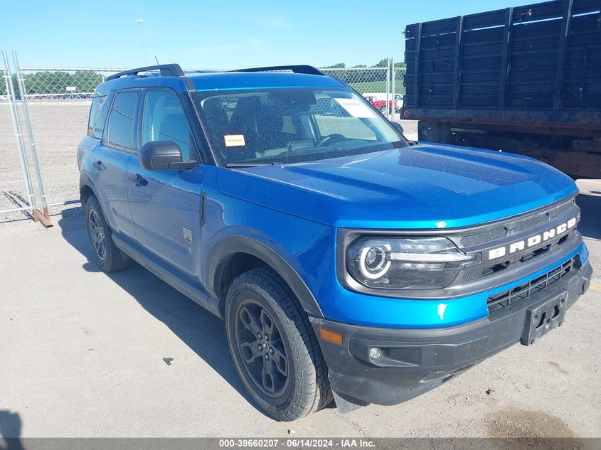 2022 Ford Bronco Sport Big Bend VIN: 3FMCR9B63NRD77272 Lot: 39660207