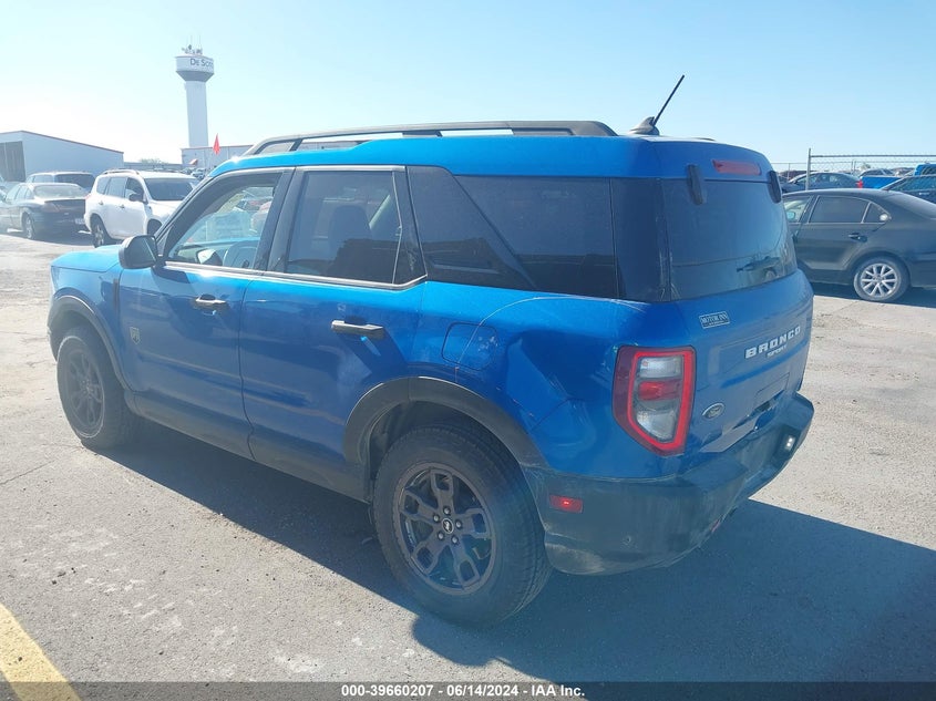 2022 Ford Bronco Sport Big Bend VIN: 3FMCR9B63NRD77272 Lot: 39660207